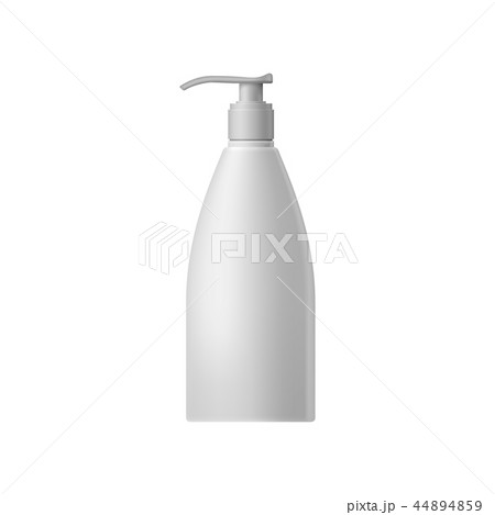 White blank cosmetic bottle with batcher 44894859