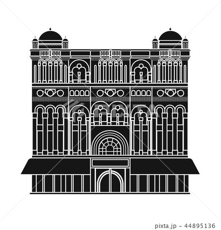 Queen Victoria Building icon in black style isolated on white background. Countries symbol stock 44895136