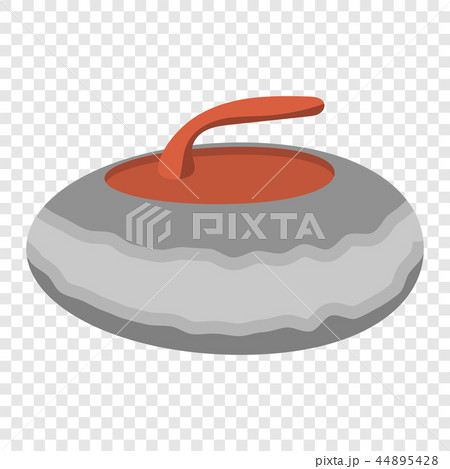 Curling stone cartoon illustration Curling stone cartoon illustration 44895428