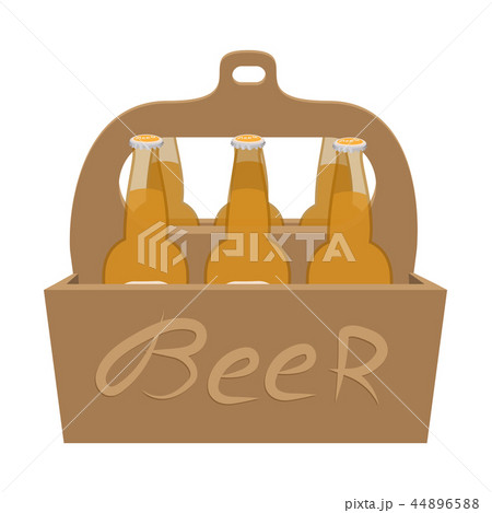 Packaging with beer cartoon iconのイラスト素材 [44896588] - PIXTA