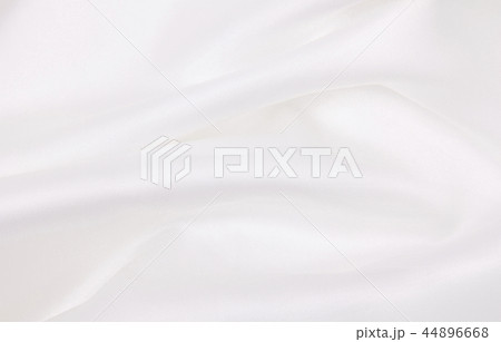 Smooth elegant white silk or satin luxury cloth  44896668