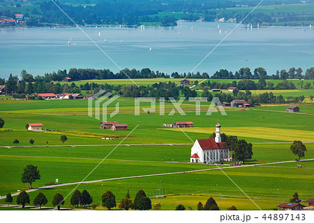Aerial View of Hohenschwangau Aerial View of Hohenschwangau 44897143