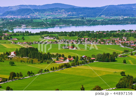 Aerial View of Hohenschwangau Aerial View of Hohenschwangau 44897156
