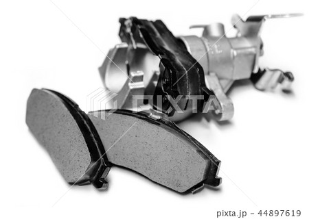 brake pads with shallow depth of field brake pads with shallow depth of field 44897619