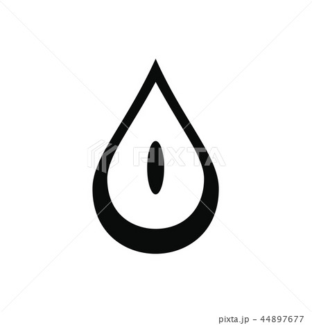 Honey drop black simple icon Honey drop black simple icon 44897677