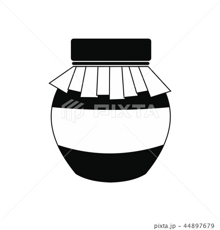 Honey jar with cover icon 44897679