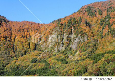 秋山郷の秋 布岩遠望 秋山郷の秋 布岩遠望 44897762