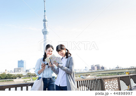 観光 女子旅 東京スカイツリーの写真素材 4497