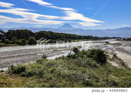 【山梨県】甲斐市　信玄堤と富士山・美しい日本の歴史的風土100選・関東の富士見百景 44899865