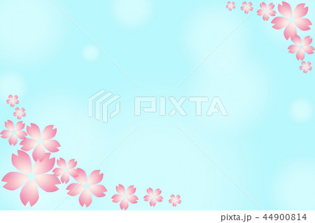 Flower Background Card Cherry Blossom Pink Sakuraのイラスト素材