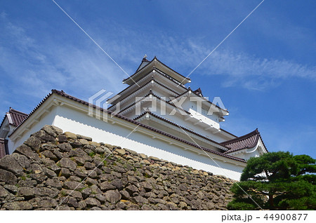 会津若松城(鶴ヶ城)の天守閣（福島県会津若松市追手町） 44900877