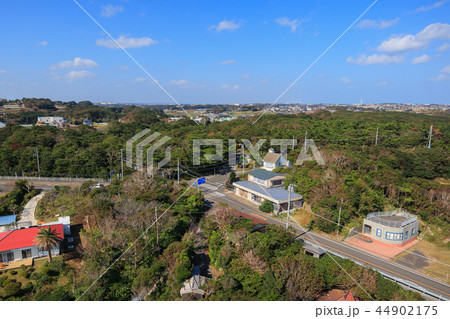 銚子市犬吠埼灯台付近を空撮 44902175