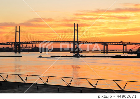 横浜大さん橋にて 日の出 横浜大さん橋にて 日の出 44902671