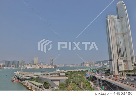 Hong kong side on a clear sunny day Hong kong side on a clear sunny day 44903400