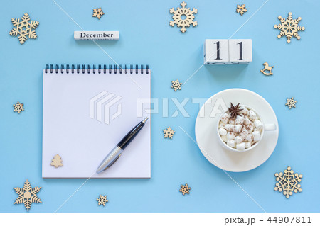 December 11 cup cocoa marshmallow empty notepad December 11 cup cocoa marshmallow empty notepad 44907811