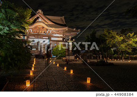 奈良 明日香村 飛鳥光の回廊 橘寺の境内 ライトアップ 奈良 明日香村 飛鳥光の回廊 橘寺の境内 ライトアップ 44908384