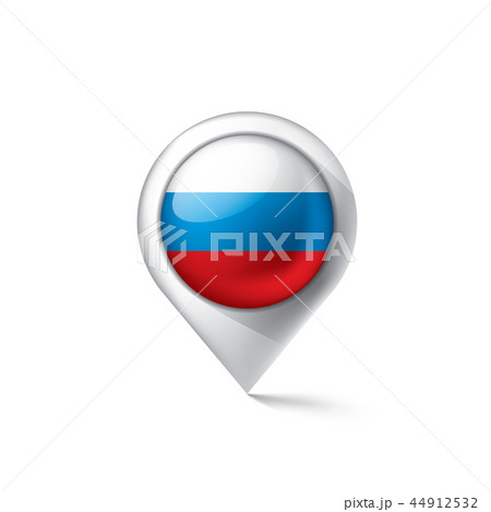 Russia flag, vector illustration on a white background Russia flag, vector illustration on a white background 44912532