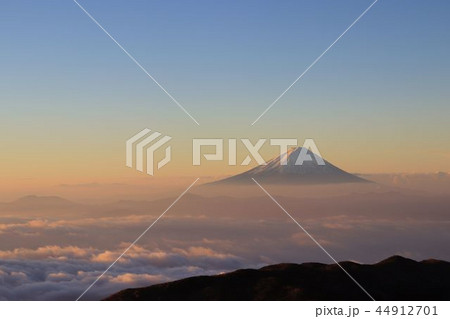 国師ヶ岳からの富士山 44912701