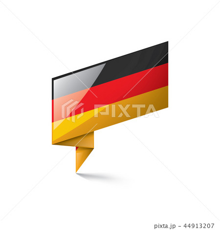 Germany flag, vector illustration on a white background Germany flag, vector illustration on a white background 44913207