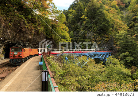 黒部峡谷　トロッコ鉄道 44913673