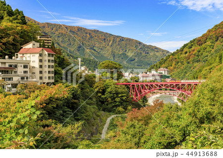 黒部峡谷　トロッコ鉄道 44913688