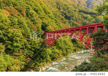 黒部峡谷　トロッコ鉄道 44913692