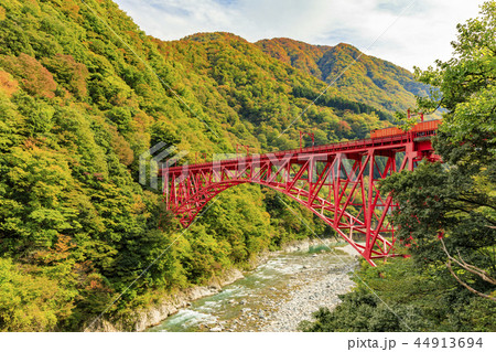 黒部峡谷　トロッコ鉄道 44913694