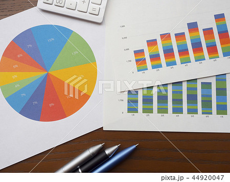 ビジネスイメージ・グラフ・電卓 44920047