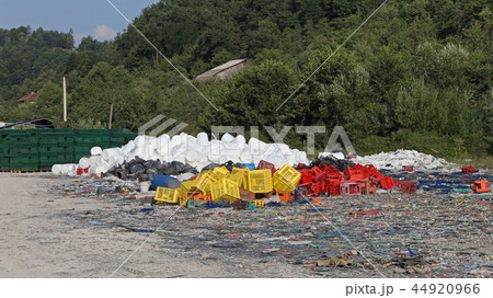 Scrap Plastic Recycling 44920966