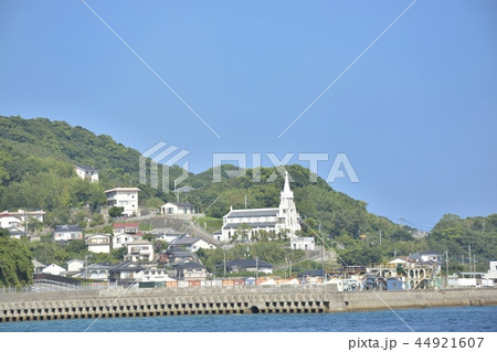 【長崎県】神の島の町並み 44921607