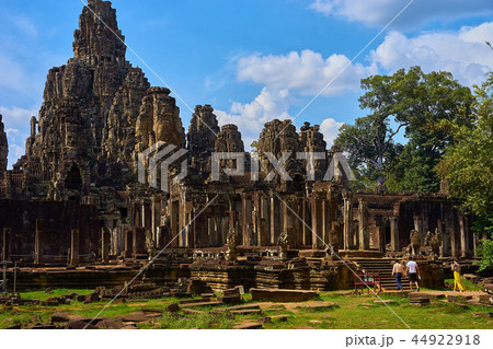 カンボジア　遺跡　バイヨン　世界遺産 44922918