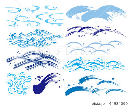 Various Waves Stock Illustration