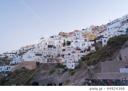 Early morning blue hour in Oia, Santorini. 44924366