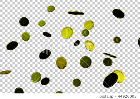 硬幣(透明材料)的圖像 硬幣(透明材料)的圖像 44926008