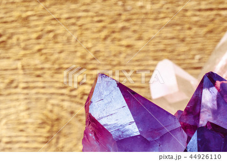 Crystal stone macro mineral surface Crystal stone macro mineral surface 44926110