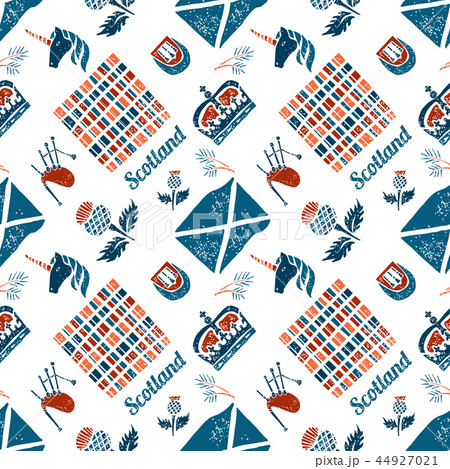 Scottish seamless pattern 44927021