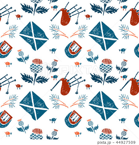 Scottish seamless pattern 44927509
