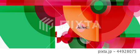 Vector fantastic circle modern geometric background template Vector fantastic circle modern geometric background template 44928075
