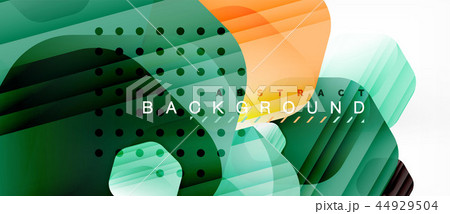 Vector multicolored hexagons geometric abstract background 44929504