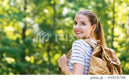 Young woman hiking Young woman hiking 44929796