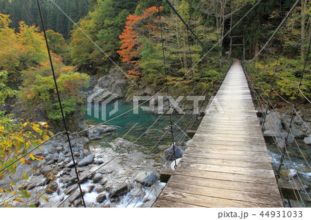 秋山郷の秋　見倉橋 44931033