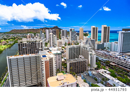 《ハワイ》ワイキキ・ホテルのオーシャンビュー 44931793