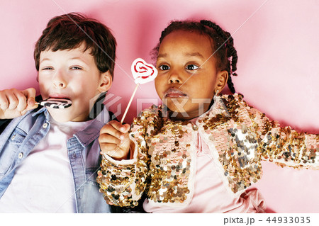 lifestyle people concept: diverse nation children playing togeth 44933035