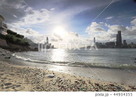 a Sunset view at a famous tourist attraction 44934355