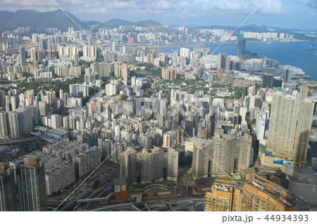 a Kowloon side view Hong kong isaland at ICC a Kowloon side view Hong kong isaland at ICC 44934393