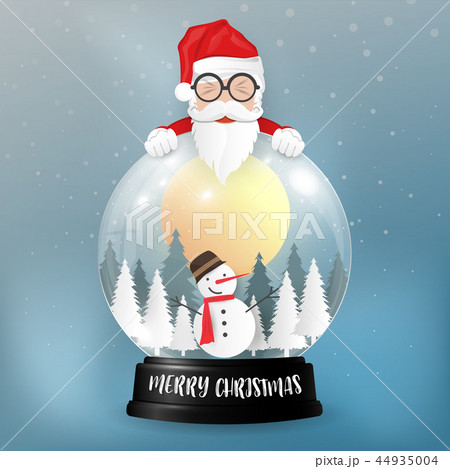 Merry Christmas and Happy New Year background. 44935004