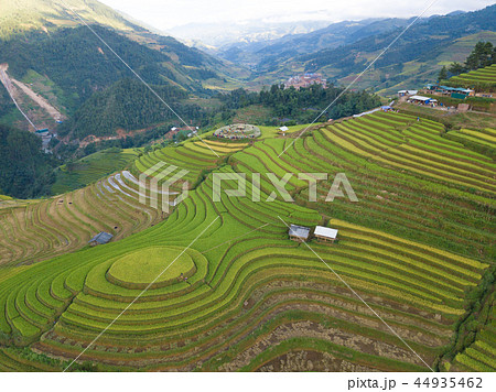 Vietnam landscapes with terraces rice field Vietnam landscapes with terraces rice field 44935462