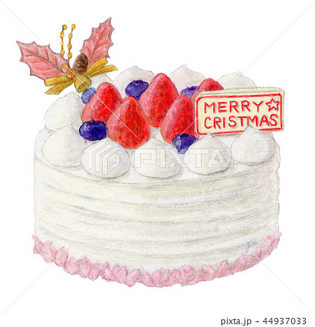 クリスマスケーキのイラスト素材 44937033 Pixta