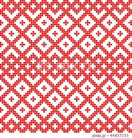 Seamless pattern based on slavic ornament. 44937155