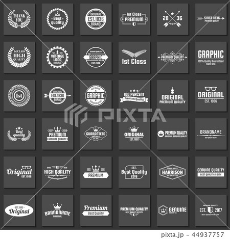 Vintage Retro Vector Logo for banner Vintage Retro Vector Logo for banner 44937757